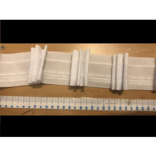 10 meter gordijnband voor 3 plooien