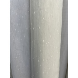 Vitrage gordijnen met rain streepjes creme 
