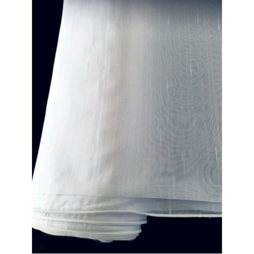 Vitrage Stof wit met Subtiele Streep – Kamerhoog 280cm – €6,95 p/m
