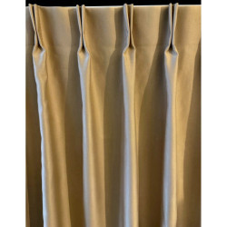 Verduisterende Gordijnstof Donker Beige – Kamerhoog 280 cm – Dim Out Gordijnstof per Meter