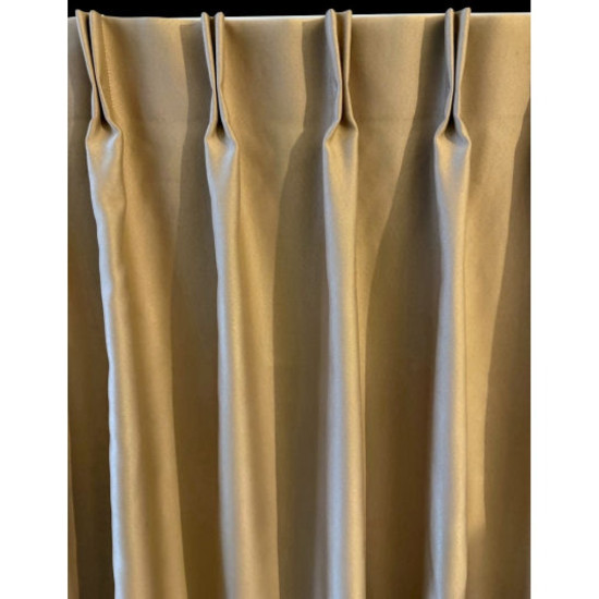 Verduisterende Gordijnstof Donker Beige – Kamerhoog 280 cm – Dim Out Gordijnstof per Meter